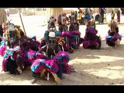 Dogon Ethnic Group in Mali Tribal Sounds African Drums - Tambores Tribu Etnica Sonido Tribal