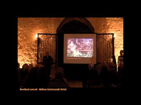 Professor John Varriano Lecture - Food and Wine, Love and Death - Maltese Food ilovefood TV