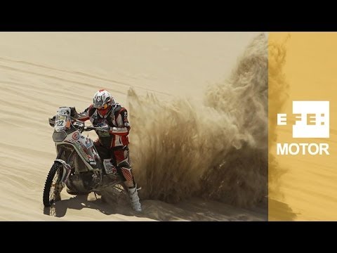 Los mejores momentos de las motos en el Dakar 2014