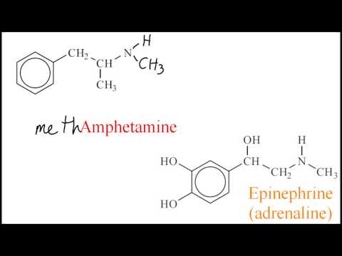 D.5.2 Compare amphetamines and epinephrine (adrenaline) IB Chemistry SL