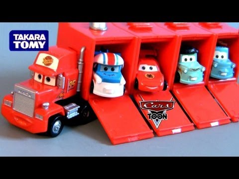 Buildable Mack Truck Cars Toon Tomica Tokyo Mater, Dragon Lightning McQueen Disney Pixar Takara Tomy