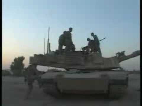 Soldiers Reenlist on Tank in Diyala, Iraq