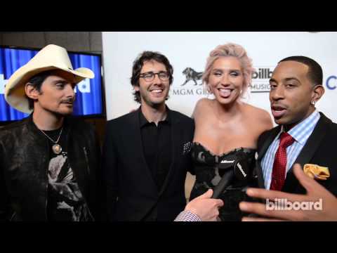 'Rising Star' hosts Kesha, Ludacris, Paisley & Groban backstage at the Billboard Music Awards 2014