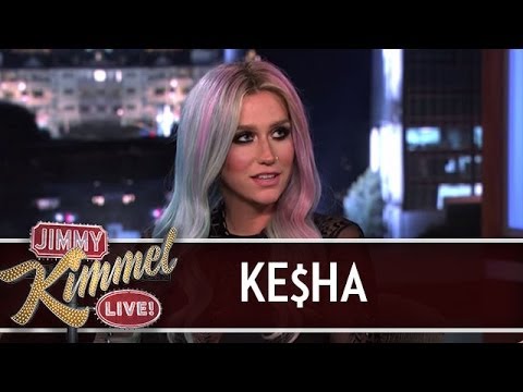 Ke$ha on Jimmy Kimmel Live PART 1