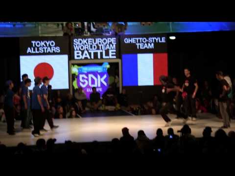 SDK EUROPE 2013 WORLD TEAM BATTLE-TOKYO ALLSTARS (JPN) vs.GHETTO STYLE TEAM (FRA)