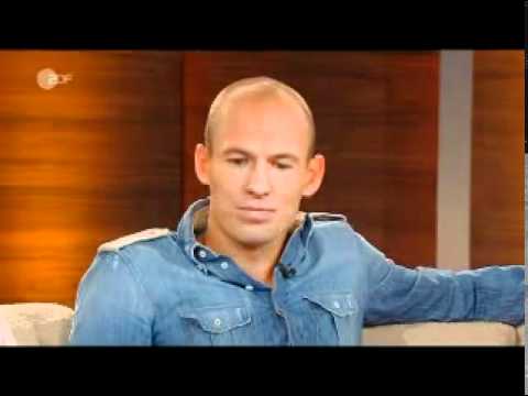 Arjen Robben bei Wetten dass - Interview - 02.10.2010.