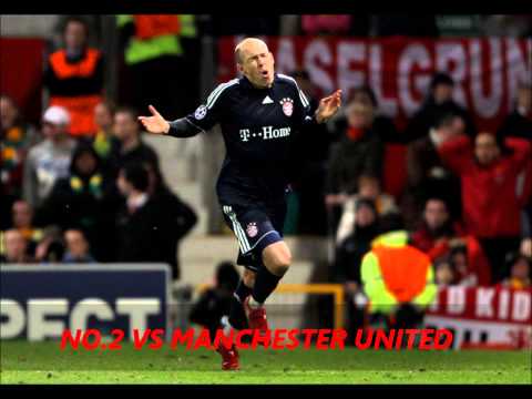 Arjen Robben top 5 career goals