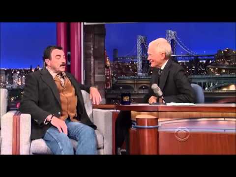 Tom Selleck interview on David Letterman 4 October, 2013 Full Show