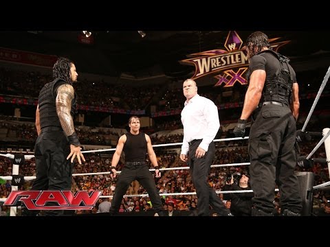 The Shield Triple Power Bombs Kane: Raw, March 17, 2014