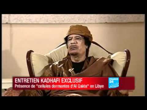 Interview exclusive de Mouammar Kadhafi sur FRANCE 24