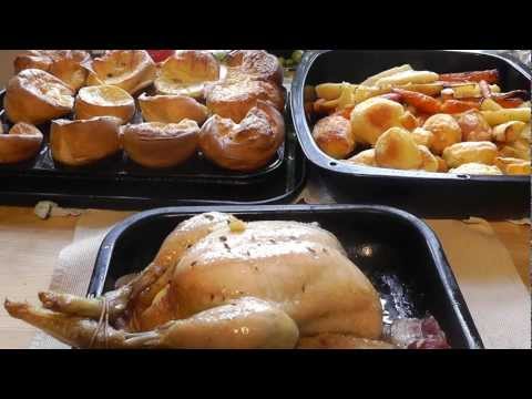 Christmas Roast Chicken Dinner How to Make Food Easy Recipe