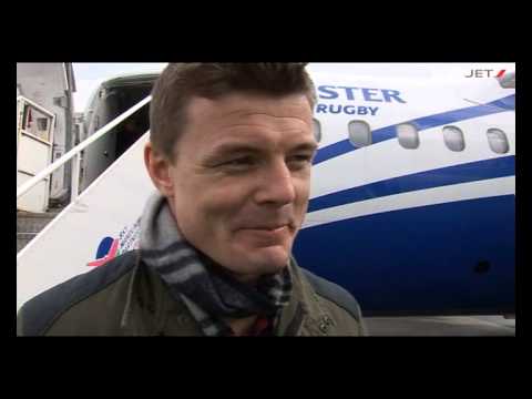 Brian O'Driscoll & the Irish Rugby Team fly with CityJet to London City for testimonial dinner