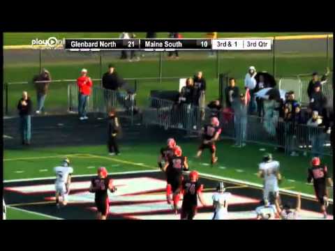 Maine South's QB Matt Alviti 31 yd TD