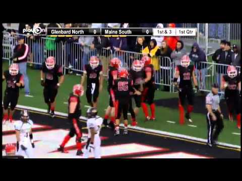 Maine South's QB Matt Alviti 4 yd TD