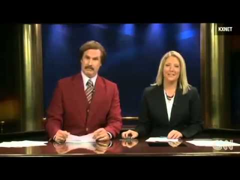 Ron Burgundy anchors real broadcast - New Current News