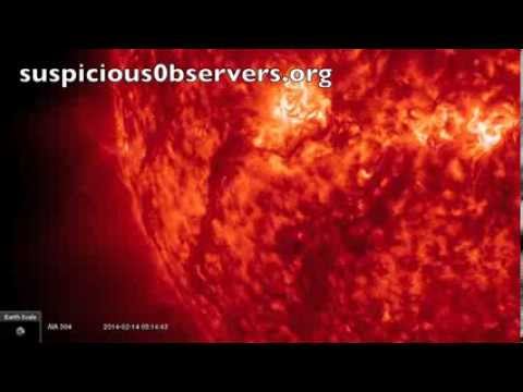 S0 News February 14, 2014: Aurora Watch after CME Impact