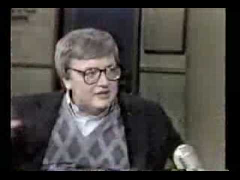 Roger Ebert on Letterman 1985