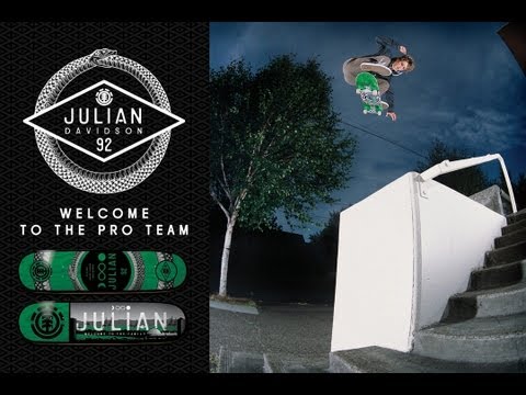 JULIAN DAVIDSON: WELCOME TO THE PRO TEAM