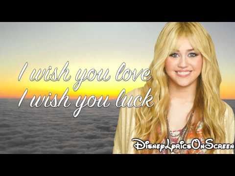 Hannah Montana - I'll Always Remember You (Lyrics Video) HD