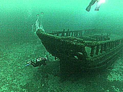 Great Lakes Wreck Diving - The Northerner, Port Washington, WI 8/11/13