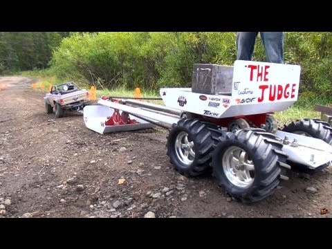 RC ADVENTURES -  TTC 2013 - SLED PULL / Weight PULL - 4X4 Tough Truck Challenge - Rude Boyz RC