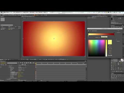 Gradient Backgrounds - Adobe After Effects Tutorial