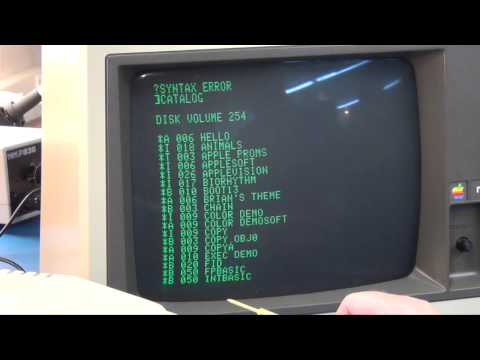 ToddFun.com: Apple II Plus setup and demonstration (PART 2 of 2)