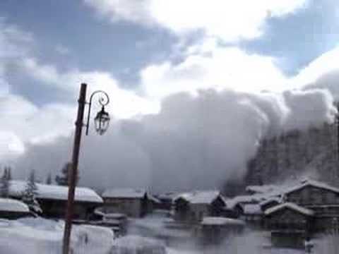 Avalanche Val d'Isère le fornet