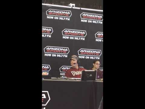 Aaron Hill interview on Arizona Sports @ DBacks fan fest 20