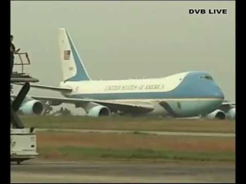 U.S President Obama arrival in Burma - DVB Live