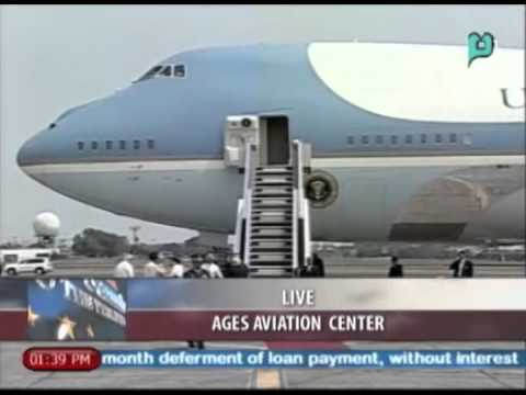 Arrival of US President Obama in the Philippines [President Obama State Visit]