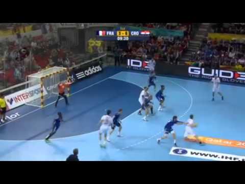 France v Croatia Quarter Final) 1st HALF   handball 2013