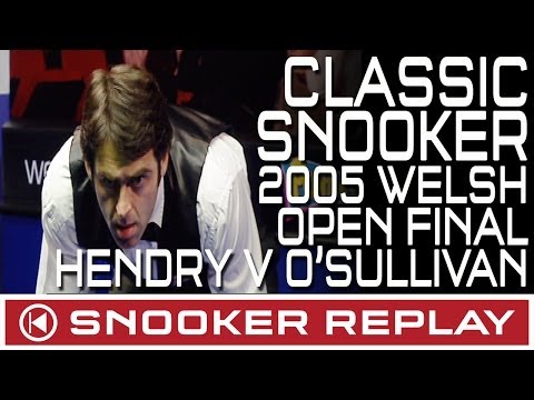 CLASSIC SNOOKER MATCH!! Stephen Hendry v Ronnie O'Sullivan - Welsh Open Final 2005