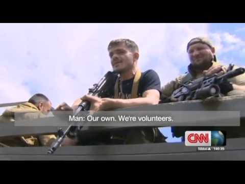 Кадыровцы в Донецке (CNN, 26.05.14)