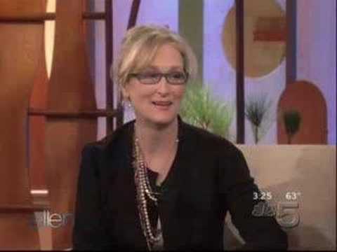 Meryl Streep on Ellen.