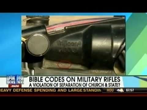 Real Christian Terrorism: Jesus Bible Codes on U.S. Military Weapons