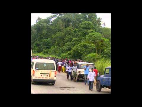 Fully Loaded 18 Passenger Bus Falls into River Along Lagos-Benin Express road