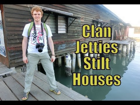 Clan Jetties Stilt Houses of the Penang Heritage Trail located in George Town, Penang, Malaysia