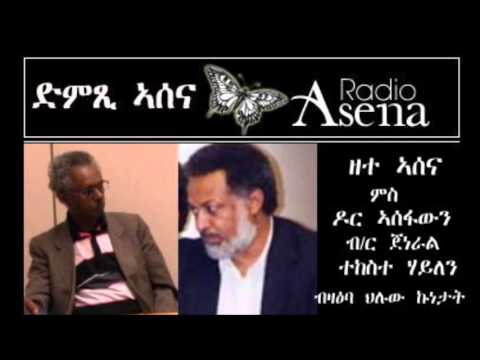 Voice of Assenna: On Current Situation in Eritrea with Dr Asefaw Tekeste & B/r General Tekeste Haile