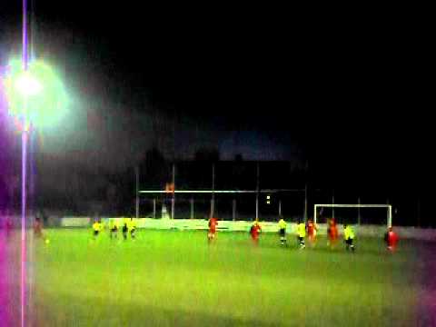 Mauritius Sports 0 Stansted 2, Essex Senior League Cup Qtr-final  Stansted free kick.