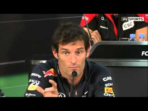 Formula One: Webber on changing technique (2012 Monaco Grand Prix) (Sky Sports F1)