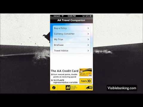 MOBILE AA Travel Companion App for iPhone [Travel Insurance]