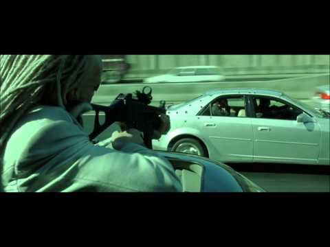 The Matrix Reloaded - Highway Fight Scene Part 1(HD)