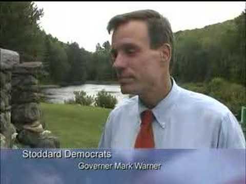 Governor Mark Warner interview at Stoddard, NH event