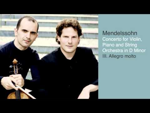 Concerto for Violin, Piano and String Orchestra in D Minor: III. Allegro molto