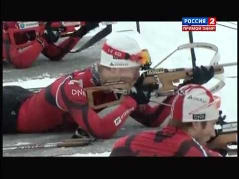 Biathlon Team Norway in Russian TV-show 