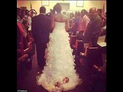 Bride Under Fire For Embedding Child To Wedding Dress - Shona Carter-Brooks - VIDEO