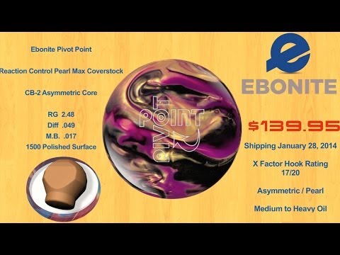 Ebonite - Pivot Point - Bowling Ball Reaction Video - BowlerX.com