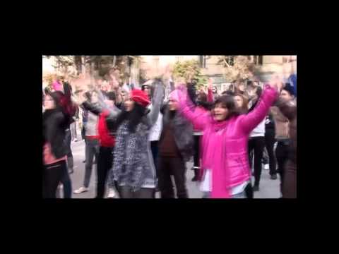 Bible Prophecy In The News - Christian Flash Mob From Georgia, Tbilisi