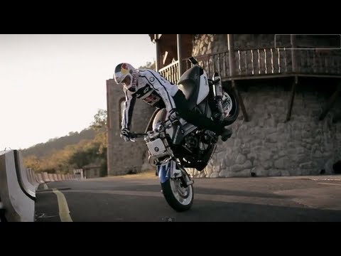 Stunt Riding Champion Chris Pfeiffer in Georgia, Tbilisi